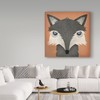 Trademark Fine Art Ryan Fowler 'Timber Wolf' Canvas Art, 24x24 WAP06293-C2424GG